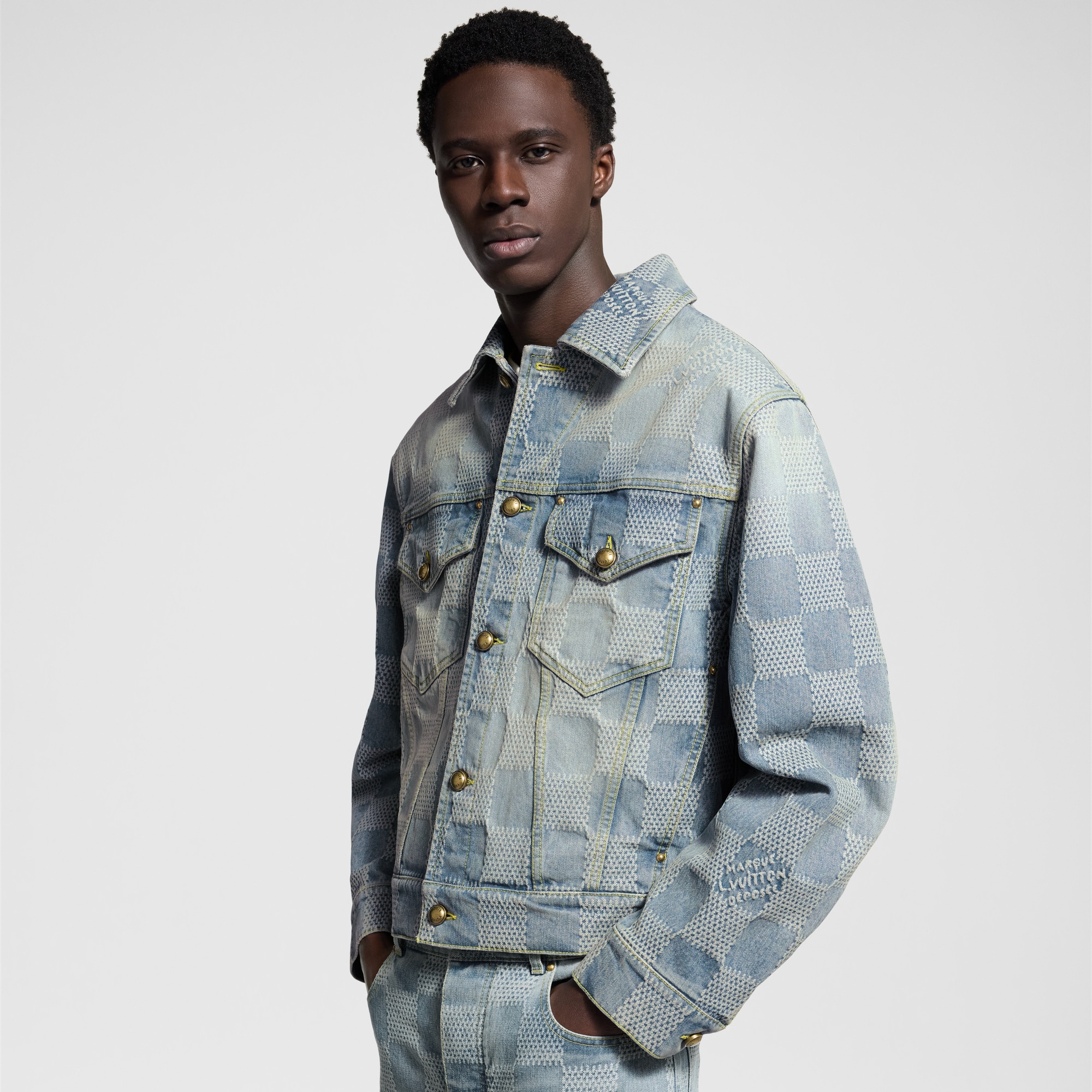 Damier Classic Denim Jacket - Ready-to-Wear | LOUIS VUITTON